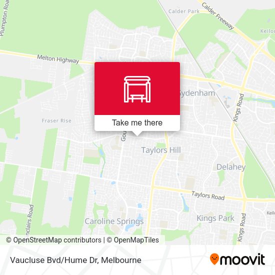 Vaucluse Bvd/Hume Dr map