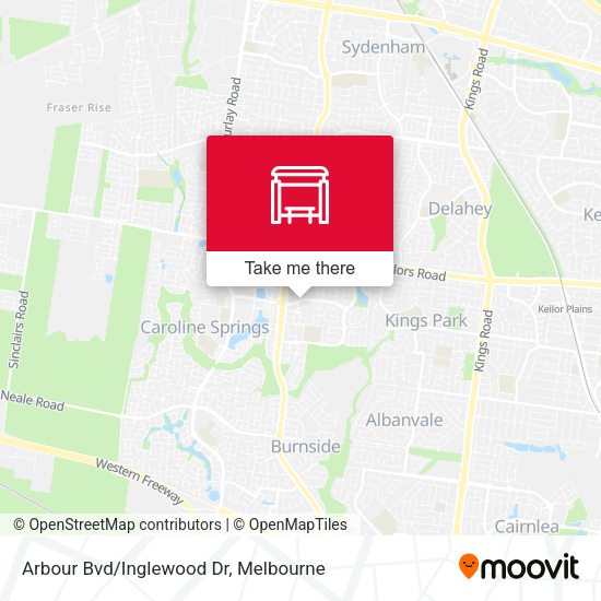 Arbour Bvd/Inglewood Dr map