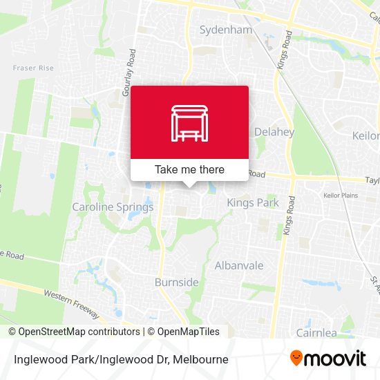 Inglewood Park/Inglewood Dr map