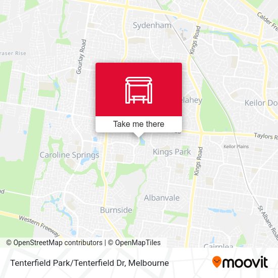 Tenterfield Park / Tenterfield Dr map