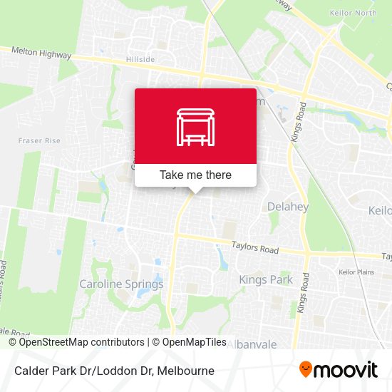 Calder Park Dr/Loddon Dr map
