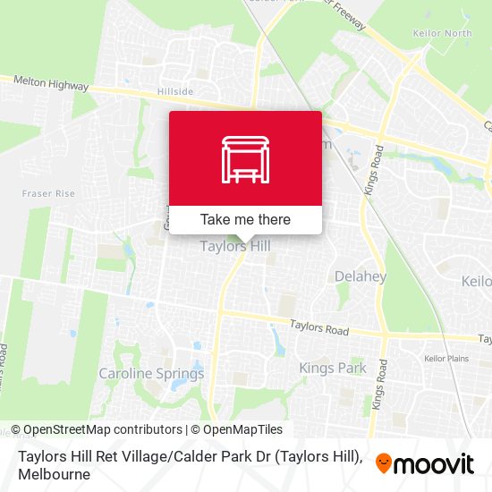 Taylors Hill Ret Village / Calder Park Dr map