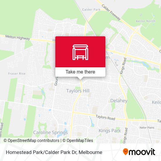 Homestead Park/Calder Park Dr map