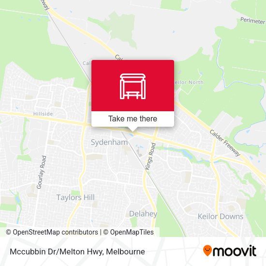 Mccubbin Dr/Melton Hwy map
