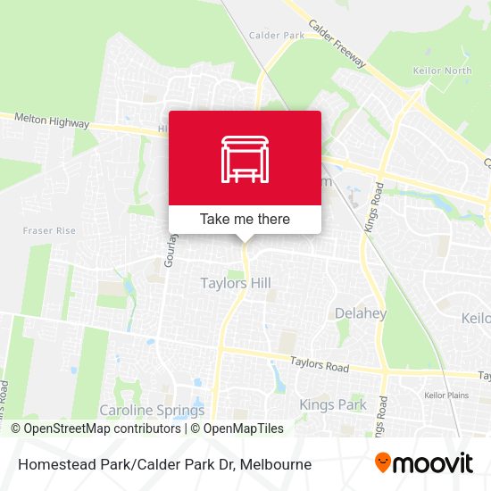 Homestead Park/Calder Park Dr map