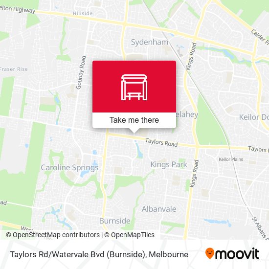 Mapa Taylors Rd / Watervale Bvd (Burnside)