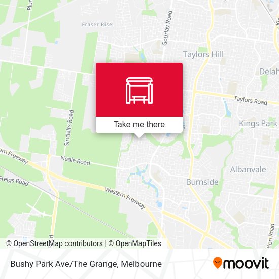 Bushy Park Ave/The Grange map
