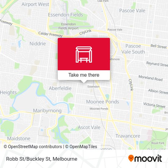 Robb St/Buckley St map