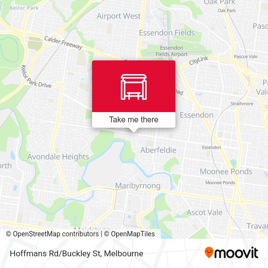 Hoffmans Rd/Buckley St map