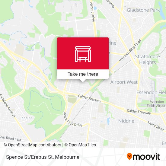 Spence St/Erebus St map
