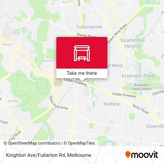 Knighton Ave/Fullarton Rd map