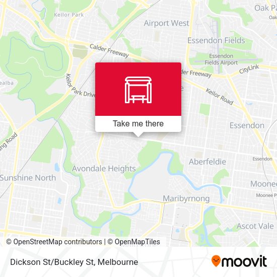 Dickson St/Buckley St map