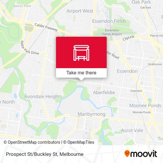 Prospect St/Buckley St map