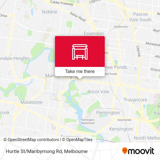 Hurtle St/Maribyrnong Rd map