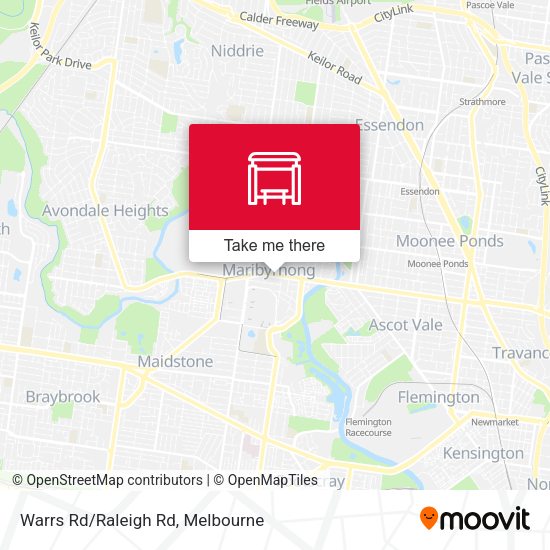 Warrs Rd/Raleigh Rd map
