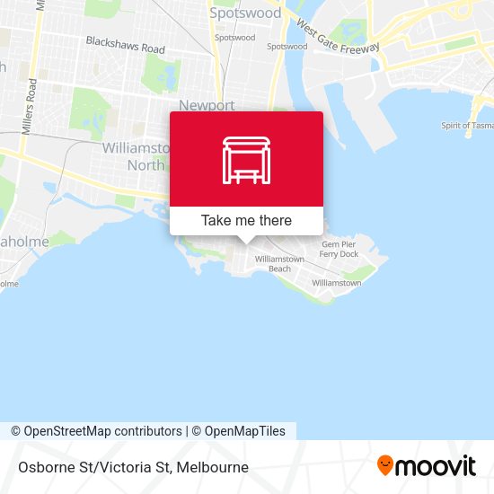 Osborne St/Victoria St map