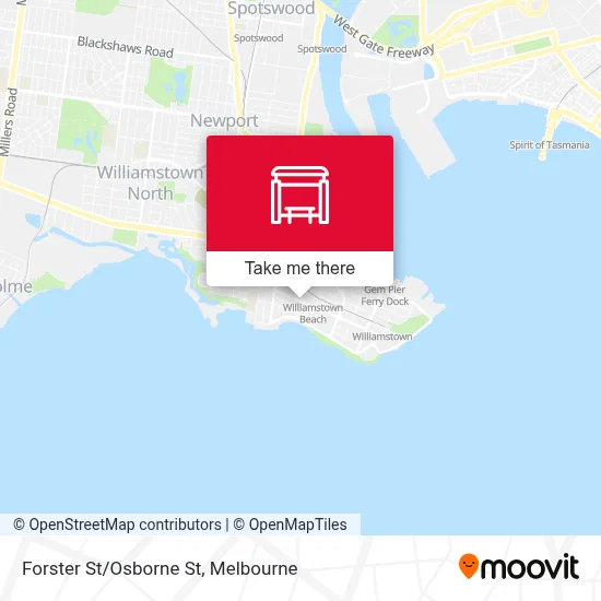 Mapa Forster St/Osborne St