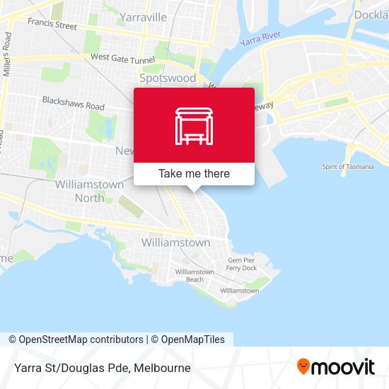 Yarra St/Douglas Pde map