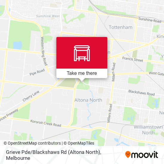 Grieve Pde / Blackshaws Rd (Altona North) map