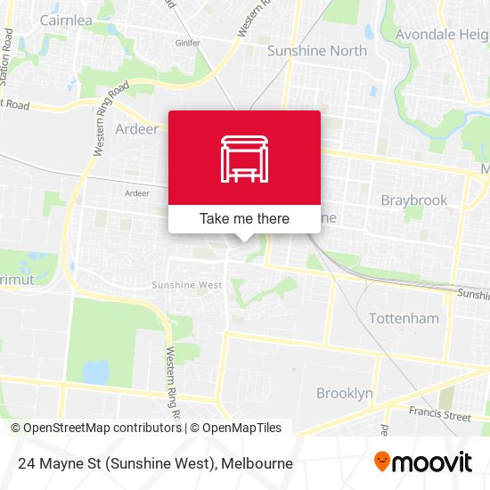 24 Mayne St (Sunshine West) map