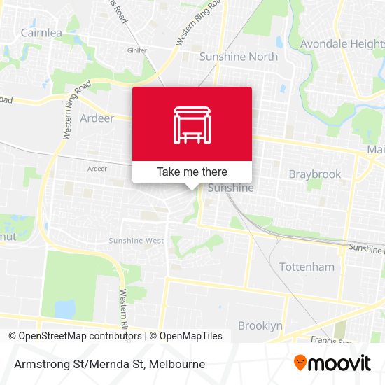 Armstrong St/Mernda St map