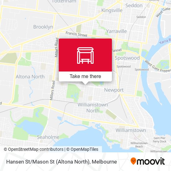 Hansen St / Mason St (Altona North) map