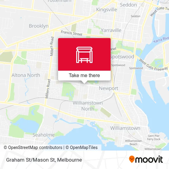 Mapa Graham St/Mason St