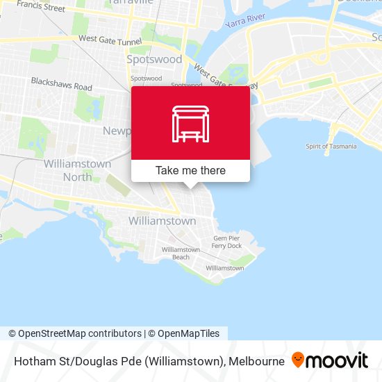 Hotham St / Douglas Pde (Williamstown) map