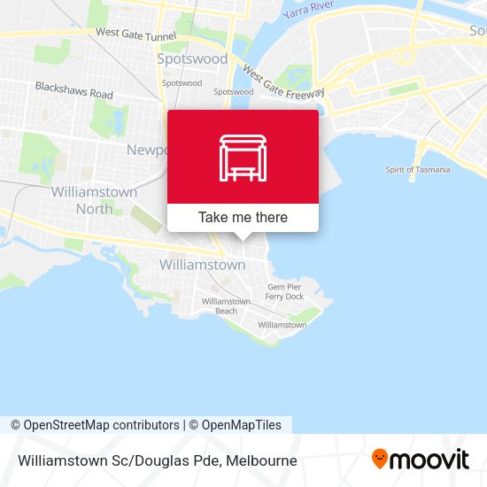 Williamstown Sc/Douglas Pde map