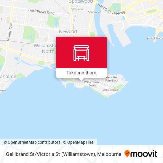 Mapa Gellibrand St / Victoria St (Williamstown)