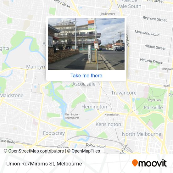 Union Rd/Mirams St map