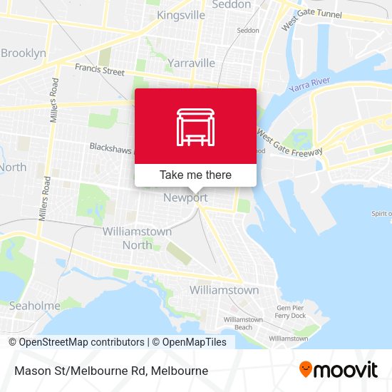 Mason St/Melbourne Rd map