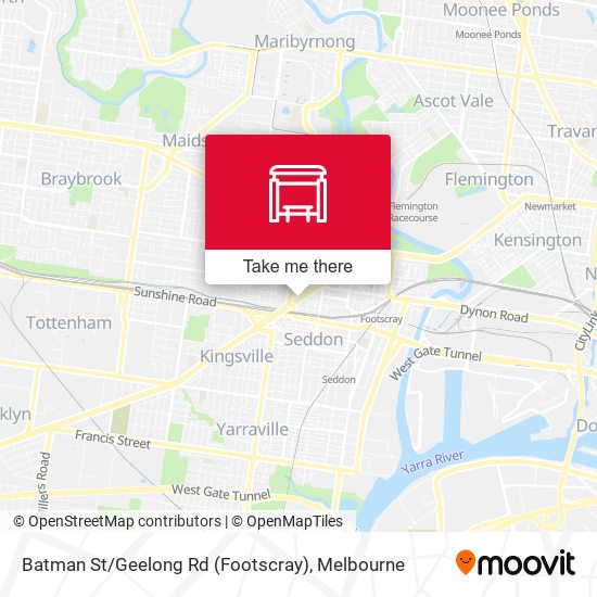 Mapa Batman St / Geelong Rd (Footscray)