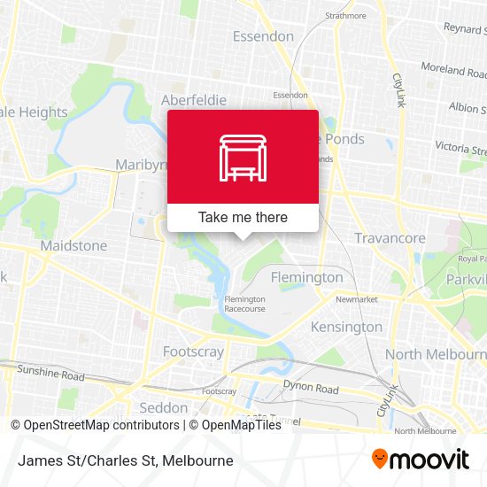 James St/Charles St map