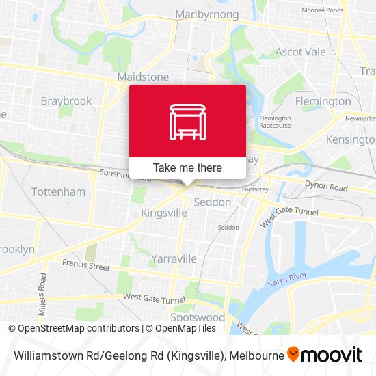 Williamstown Rd / Geelong Rd (Kingsville) map