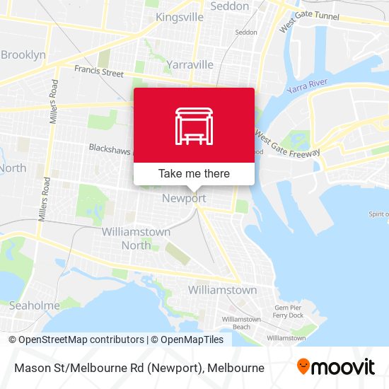 Mapa Mason St / Melbourne Rd (Newport)