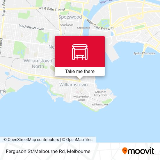 Ferguson St/Melbourne Rd map