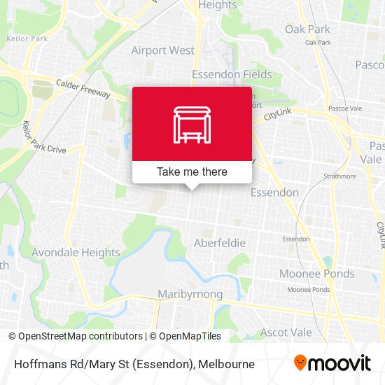 Hoffmans Rd/Mary St (Essendon) map