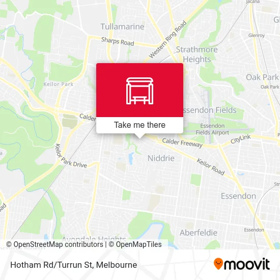 Mapa Hotham Rd/Turrun St