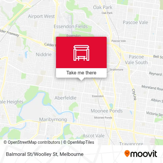 Mapa Balmoral St/Woolley St