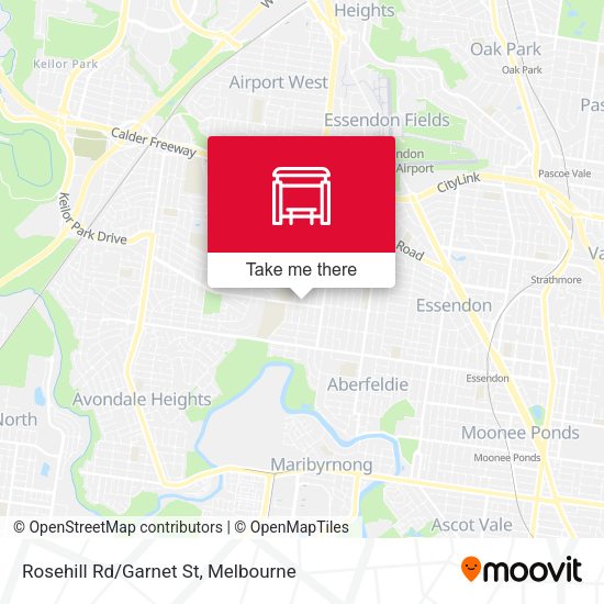 Rosehill Rd/Garnet St map