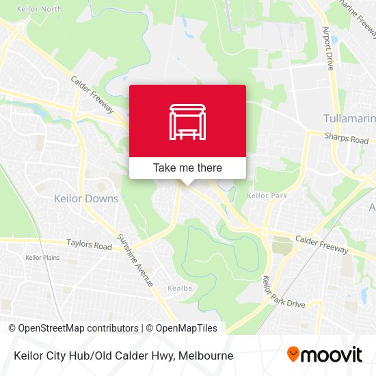Keilor City Hub/Old Calder Hwy map
