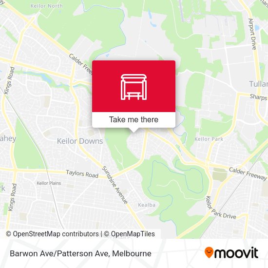 Barwon Ave/Patterson Ave map