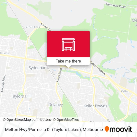 Melton Hwy / Parmelia Dr (Taylors Lakes) map