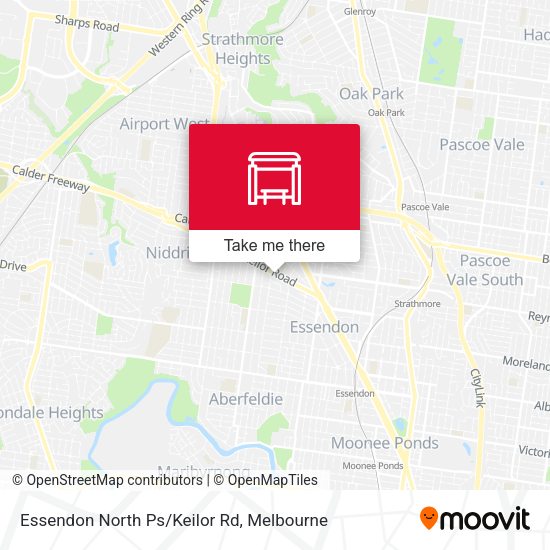 Essendon North Ps/Keilor Rd map