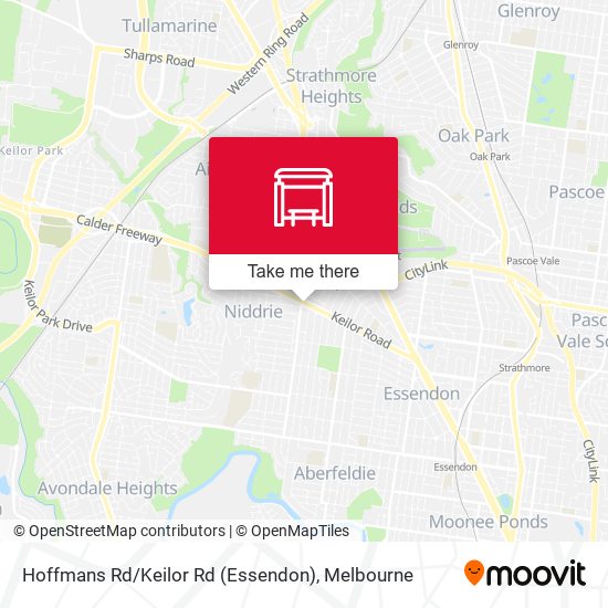 Mapa Hoffmans Rd / Keilor Rd (Essendon)