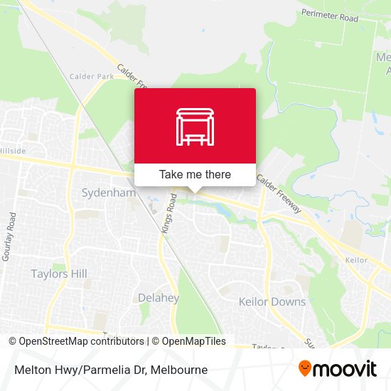 Melton Hwy/Parmelia Dr map