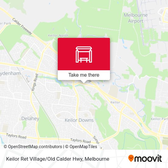 Keilor Ret Village / Old Calder Hwy map
