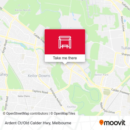 Ardent Ct/Old Calder Hwy map