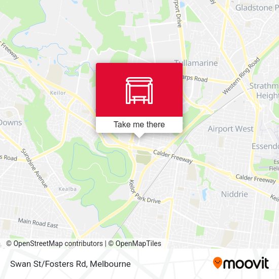 Swan St/Fosters Rd map